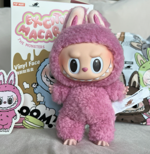 LABUBU The Monsters Exciting Macaron Vinyl Face Series Lychee Berry - Image 3