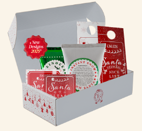 Santa Gold Christmas Package